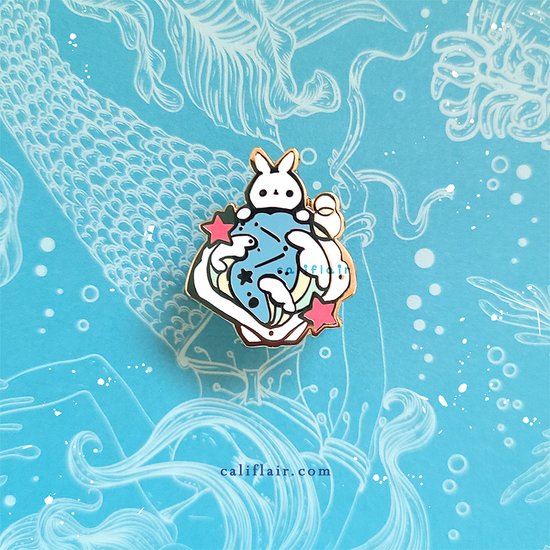 Coral Seafoam Pins