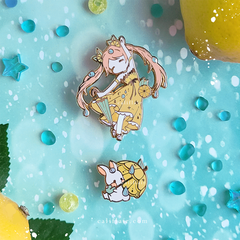 Yuzu Shower Enamel Pin