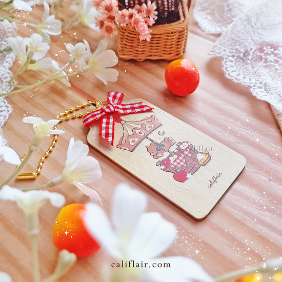 Apple Bear Charm