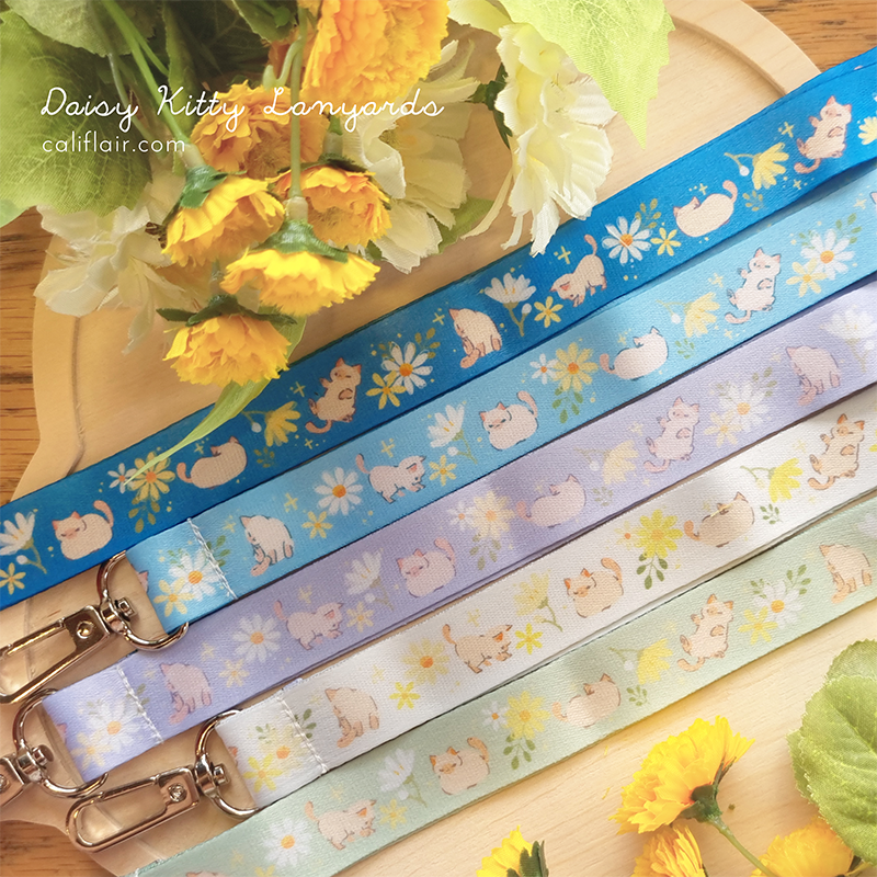 Daisy Kitty Lanyard