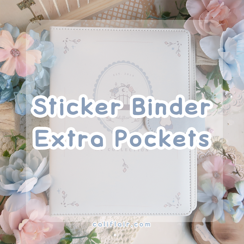 Sticker Binder Extra Pockets