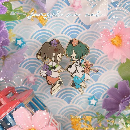 Forget-Me-Not Pin Set