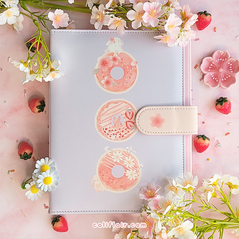 Donut Bunny Sticker Binder