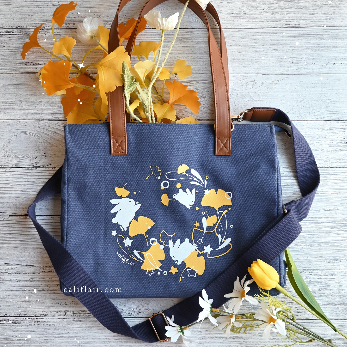 Ginkgo Bunny Shoulder Bag