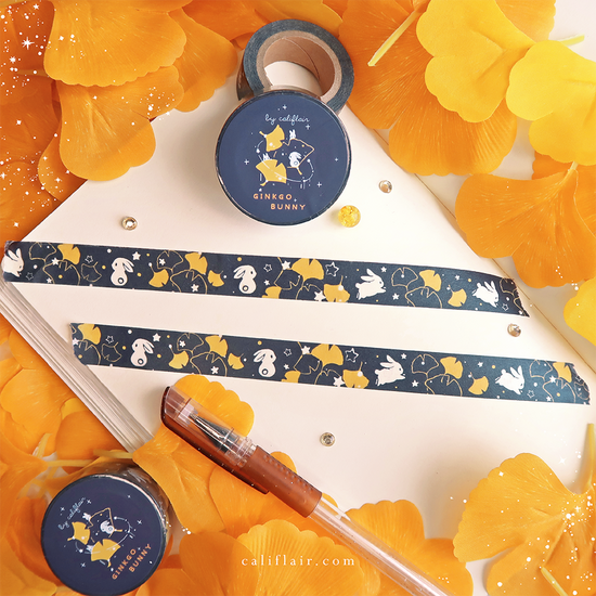 Ginkgo Bunny Washi Tape