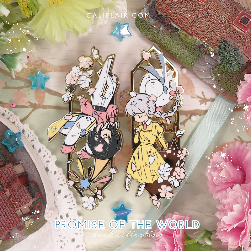 Promise of the World Duet Pin Set - Colorway B