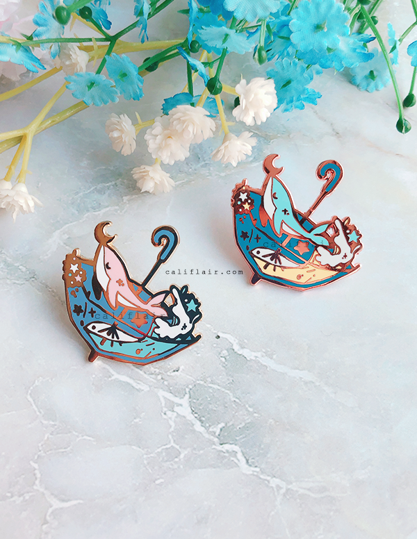 Dreamer Whale Pin